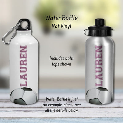 Soccer Water Bottles, SZ08 – The Letter Gift Shop